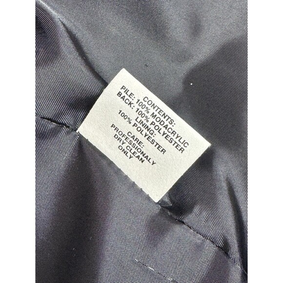 Candela Indigo Faux Fur Mahala Vest Size Medium SIZE LARGE - Picture 10 of 10